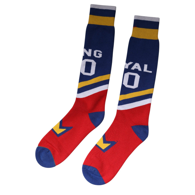 Multicolor Cotton Stretch Over Calf Socks Dolce & Gabbana