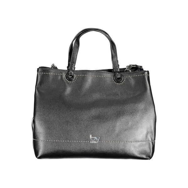 Black Polyethylene Women Handbag BYBLOS