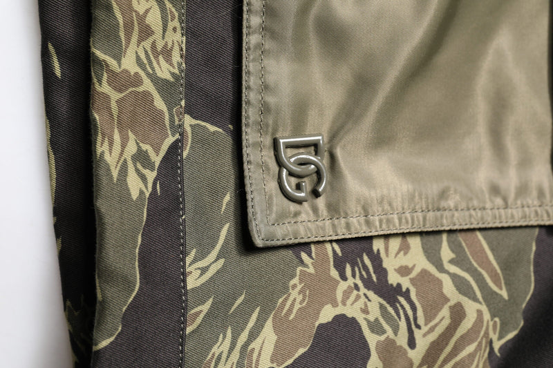 Multicolor Camouflage Cotton Bomber Jacket Dolce & Gabbana