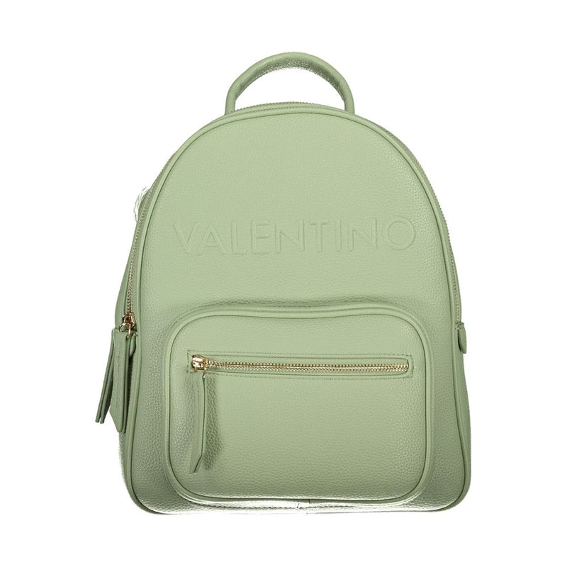 Green Polyethylene Backpack Valentino Bags