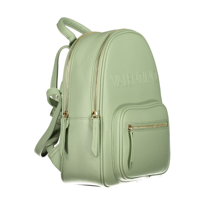 Green Polyethylene Backpack Valentino Bags
