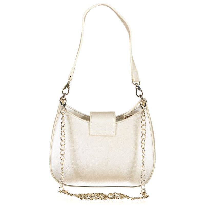 Silver Polyethylene Women Handbag Valentino Bags