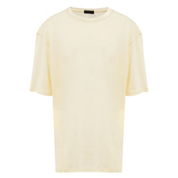 Yellow Linen T-Shirt Corneliani