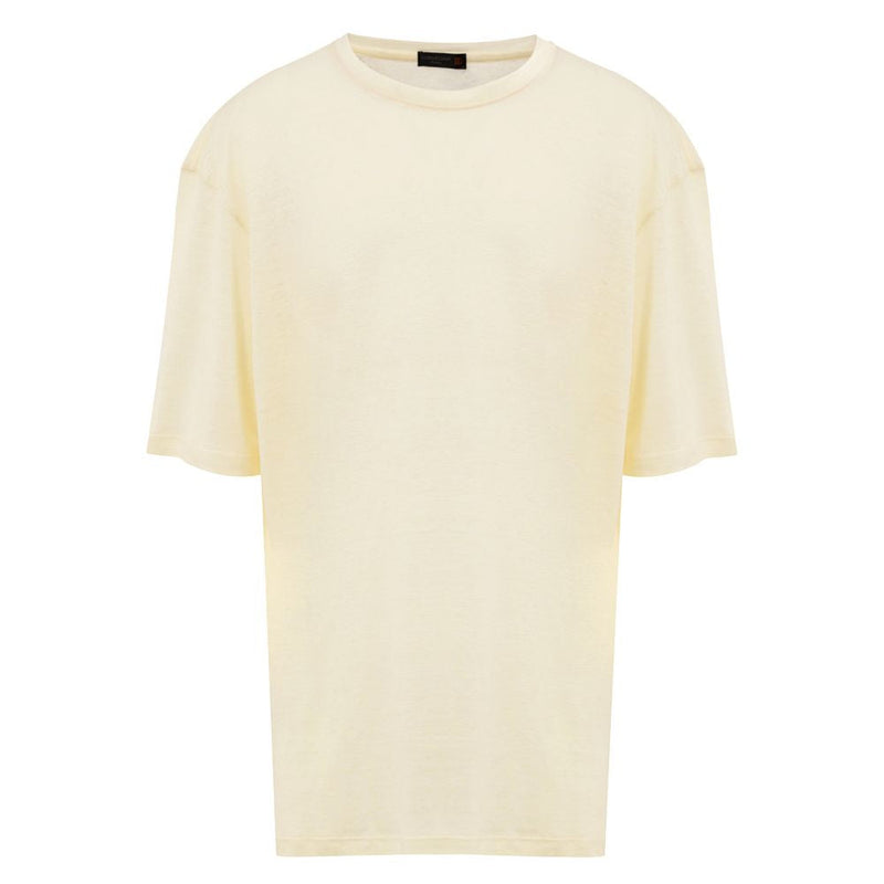 Yellow Linen T-Shirt Corneliani