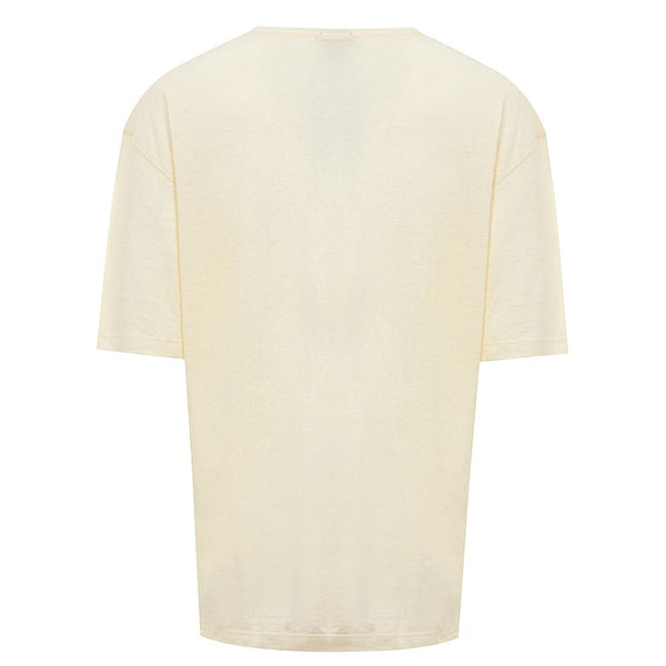 Yellow Linen T-Shirt Corneliani
