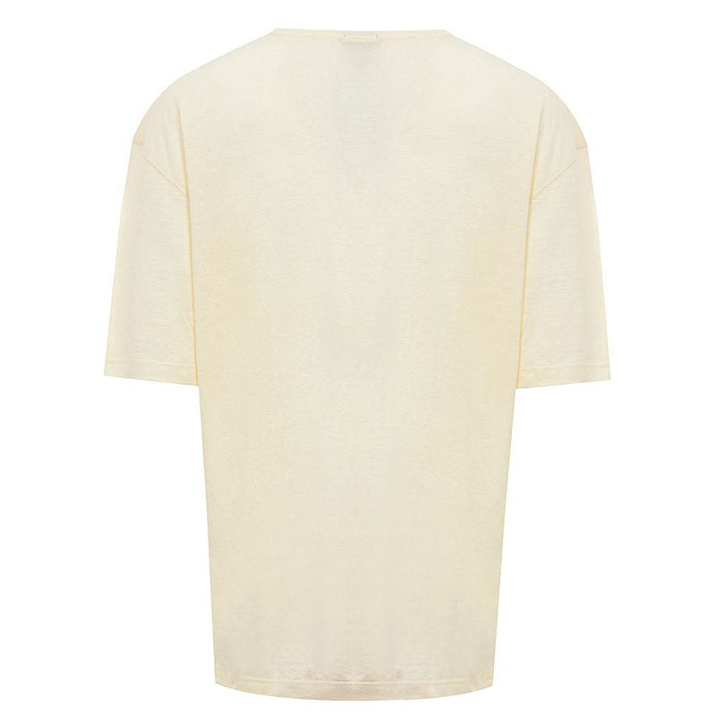 Yellow Linen T-Shirt Corneliani
