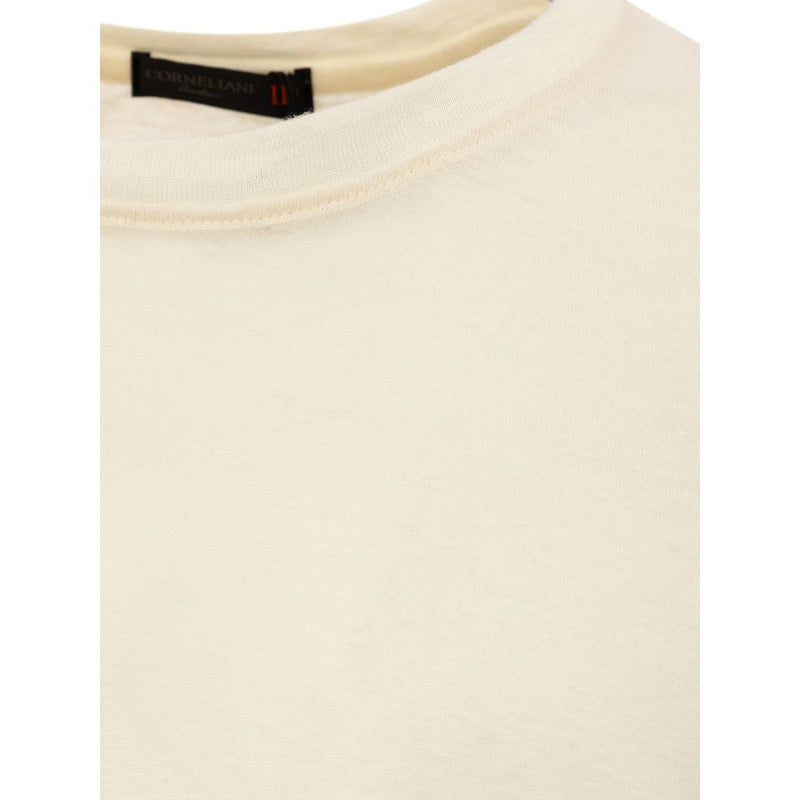 Yellow Linen T-Shirt Corneliani