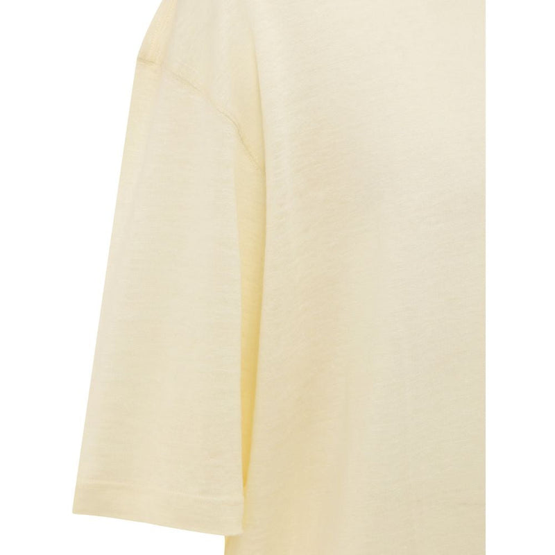 Yellow Linen T-Shirt Corneliani