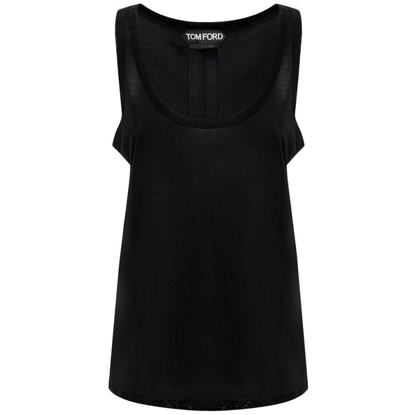 Black Silk Tank Top Tom Ford