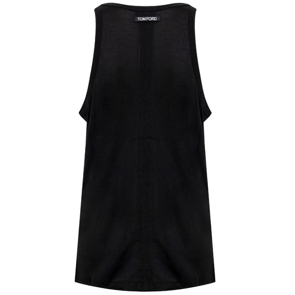 Black Silk Tank Top Tom Ford