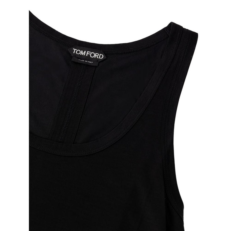 Black Silk Tank Top Tom Ford