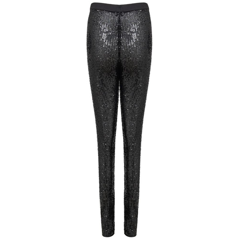 Black Polyester Joggers Workout Pant Tom Ford