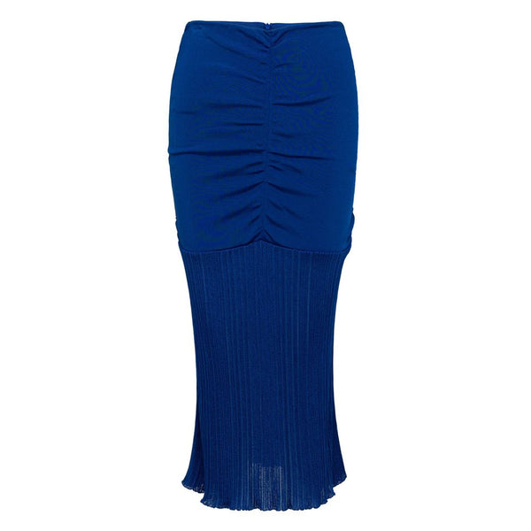 Blue Viscose Midi Tom Ford