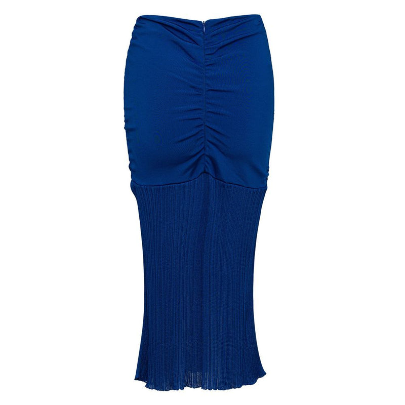 Blue Viscose Midi Tom Ford