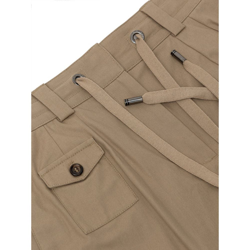 Beige Cotton Bermuda Dolce & Gabbana