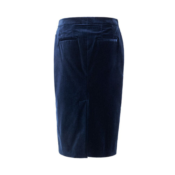 Blue Cotton Skirt Tom Ford
