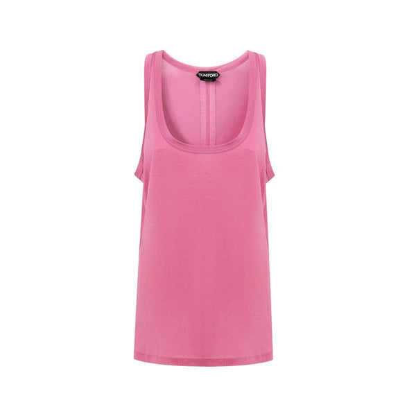 Pink Silk Tank Top Tom Ford