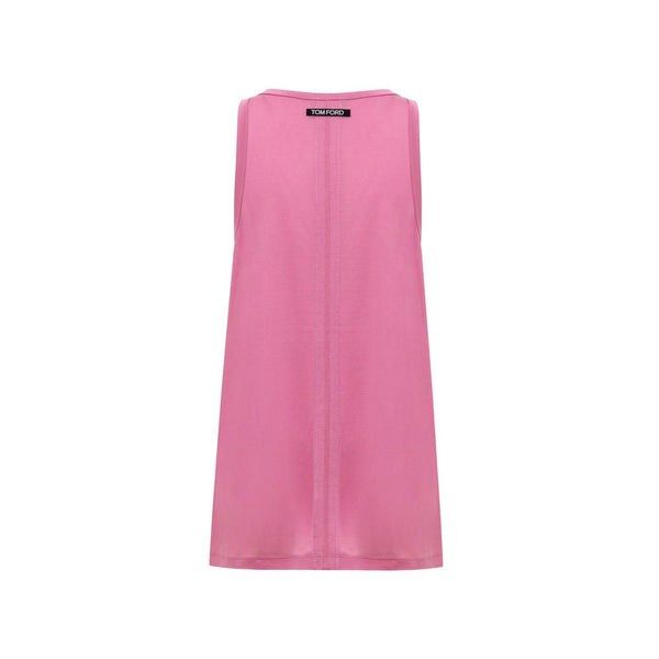 Pink Silk Tank Top Tom Ford