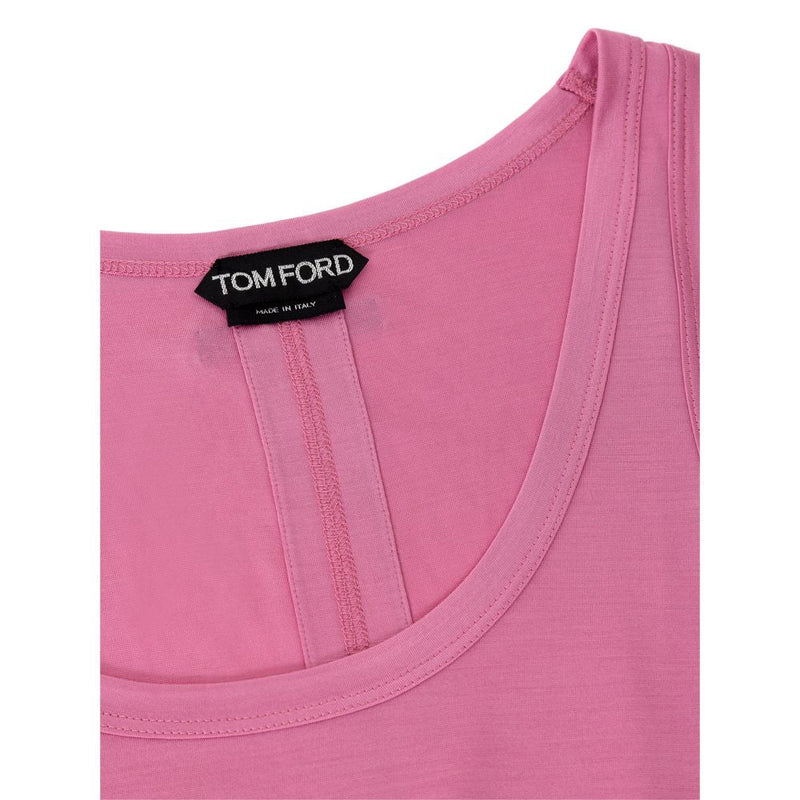 Pink Silk Tank Top Tom Ford