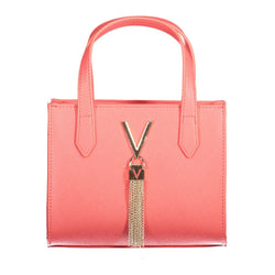 Pink Polyethylene Women Handbag Valentino Bags