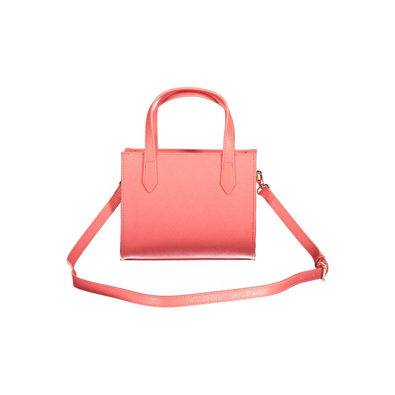 Pink Polyethylene Women Handbag Valentino Bags