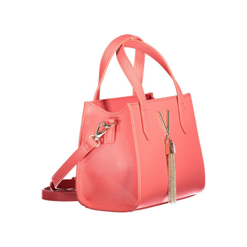 Pink Polyethylene Women Handbag Valentino Bags