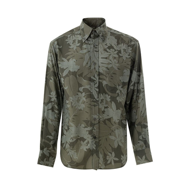 Green Lyocell Shirt Tom Ford