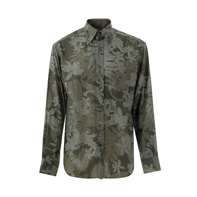 Green Lyocell Shirt Tom Ford