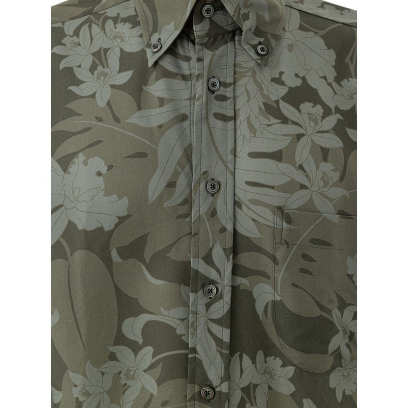 Green Lyocell Shirt Tom Ford
