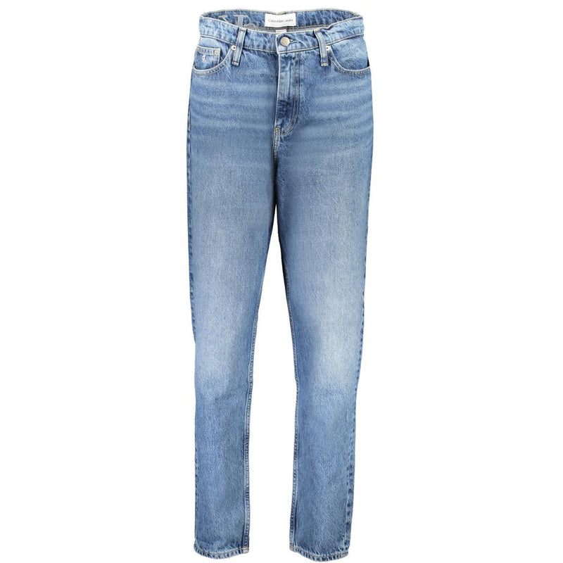 Blue Cotton Women's Jeans Calvin Klein