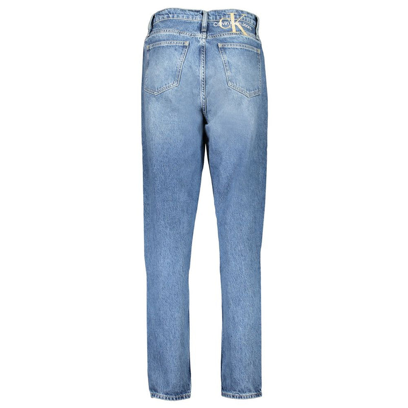 Blue Cotton Women's Jeans Calvin Klein