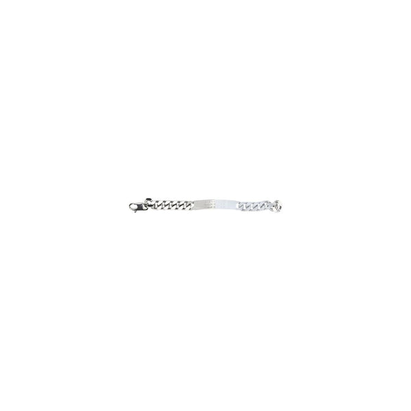 Minimal Logo Id Tag Bracelet MM6
