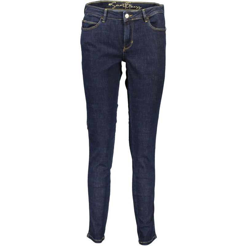 Blue Cotton Women Jeans Guess Jeans