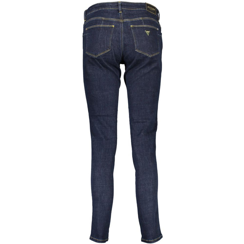 Blue Cotton Women Jeans Guess Jeans