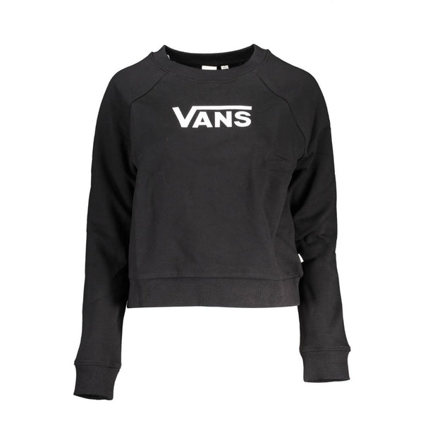 Black Cotton Women Sweater Vans