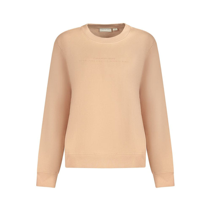 Pink Cotton Women Sweater Calvin Klein