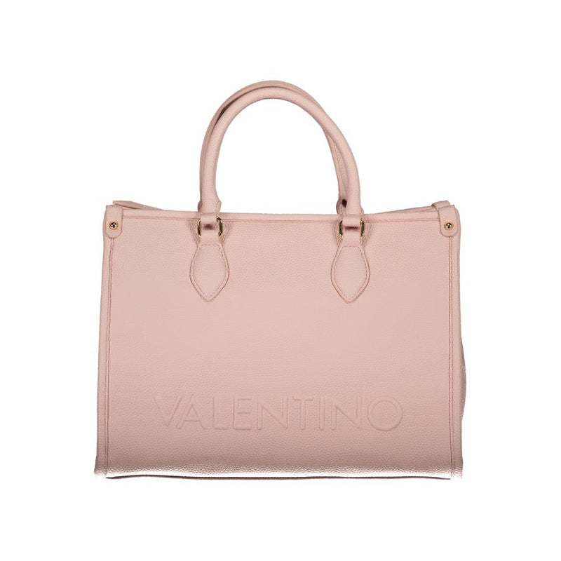 Pink Polyethylene Handbag Valentino Bags