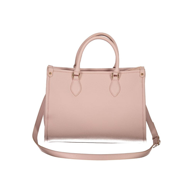 Pink Polyethylene Handbag Valentino Bags