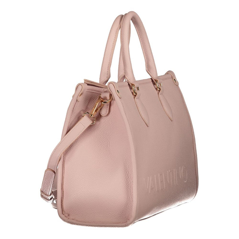 Pink Polyethylene Handbag Valentino Bags
