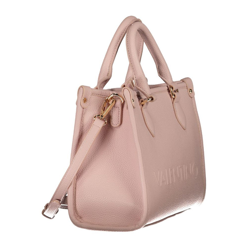 Pink Polyethylene Handbag Valentino Bags
