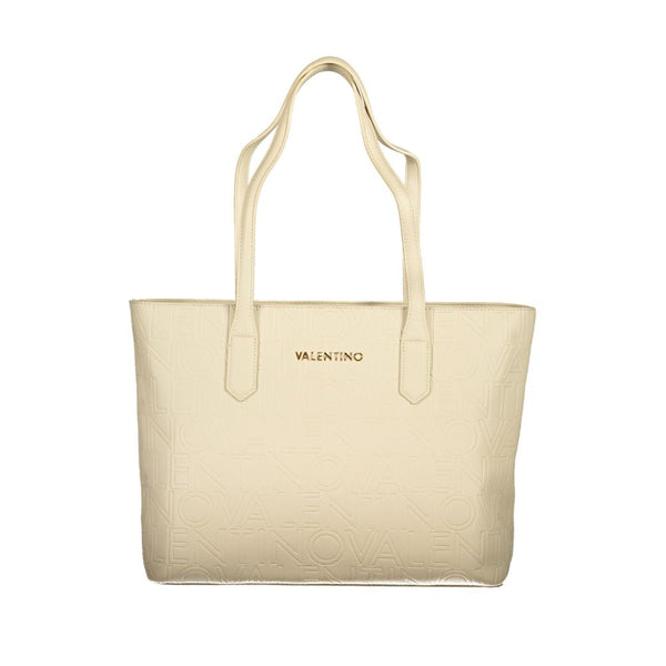 Beige Polyethylene Handbag Mario Valentino