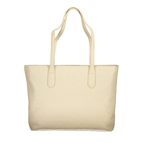 Beige Polyethylene Handbag Mario Valentino