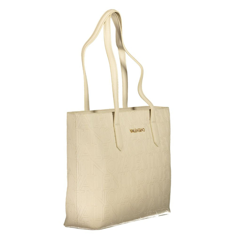Beige Polyethylene Handbag Mario Valentino