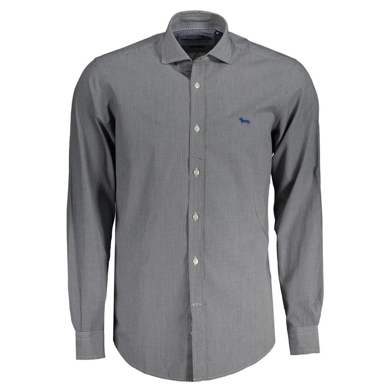 Blue Cotton Shirt Harmont & Blaine