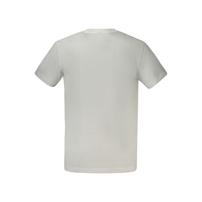 White Cotton Men T-Shirt Calvin Klein