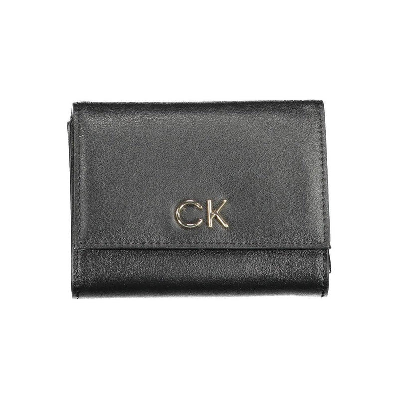 Black Polyethylene Women Wallet Calvin Klein