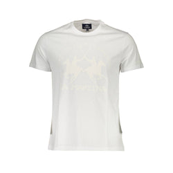 White Cotton Men T-Shirt La Martina