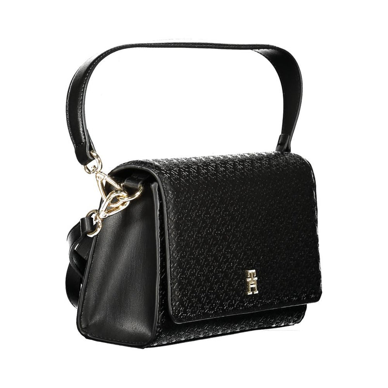 Black Polyethylene Women Handbag Tommy Hilfiger