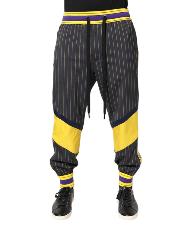 Multicolor Cotton Men Jogger Pants Dolce & Gabbana