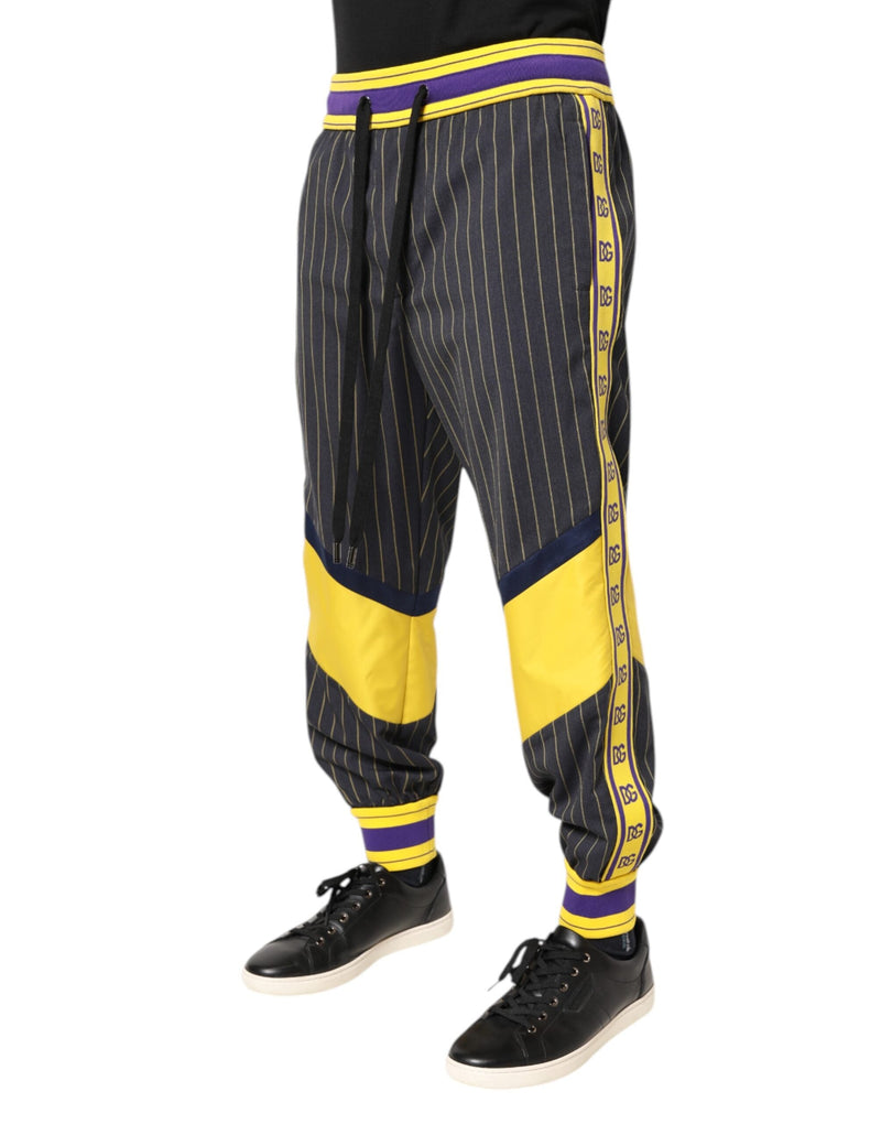 Multicolor Cotton Men Jogger Pants Dolce & Gabbana